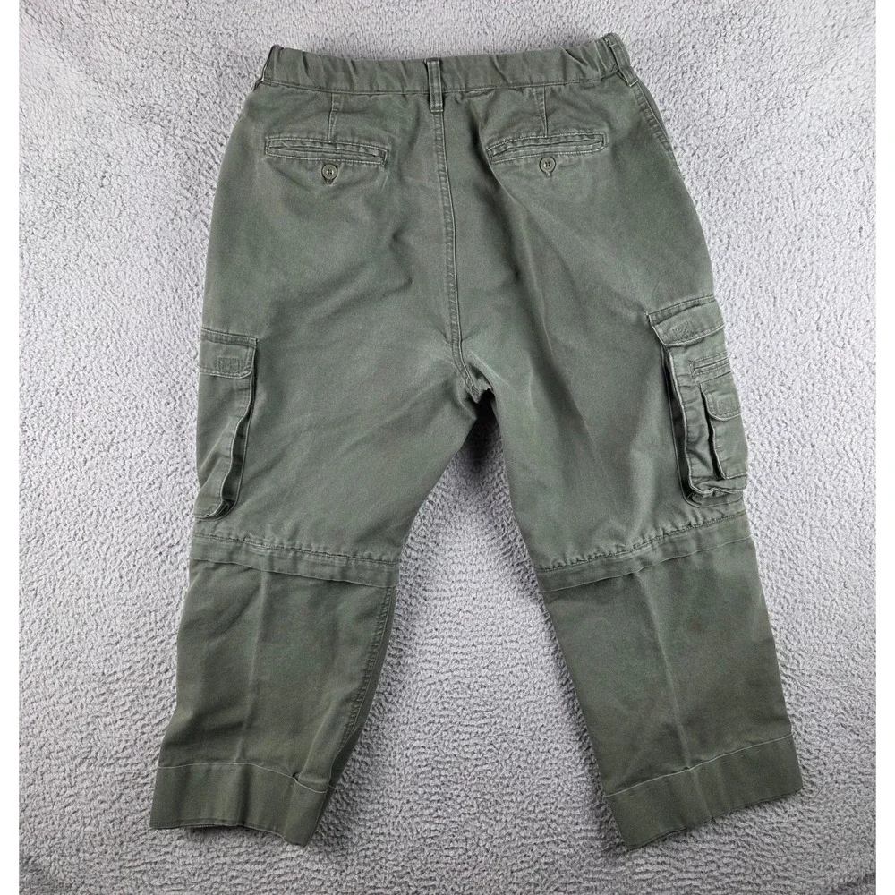 Boy Scouts Pants Youth 34 Green Cargo Convertible‎ Uniform Pant Hemmed 31x23